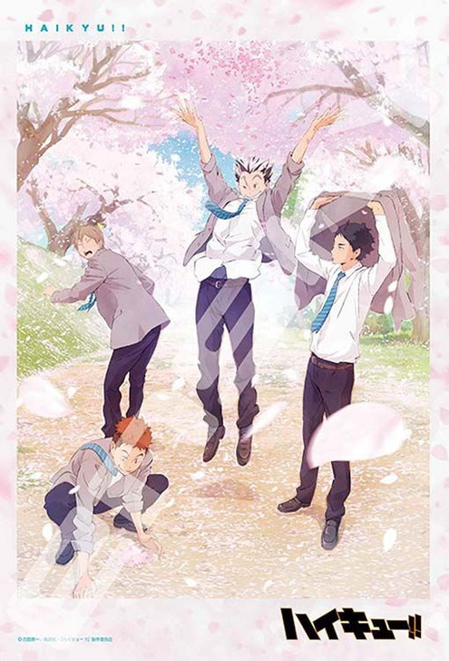 Ensky 300-3068 Jigsaw Puzzle Haikyuu!! Spring is Blooming!! (300 Pieces)