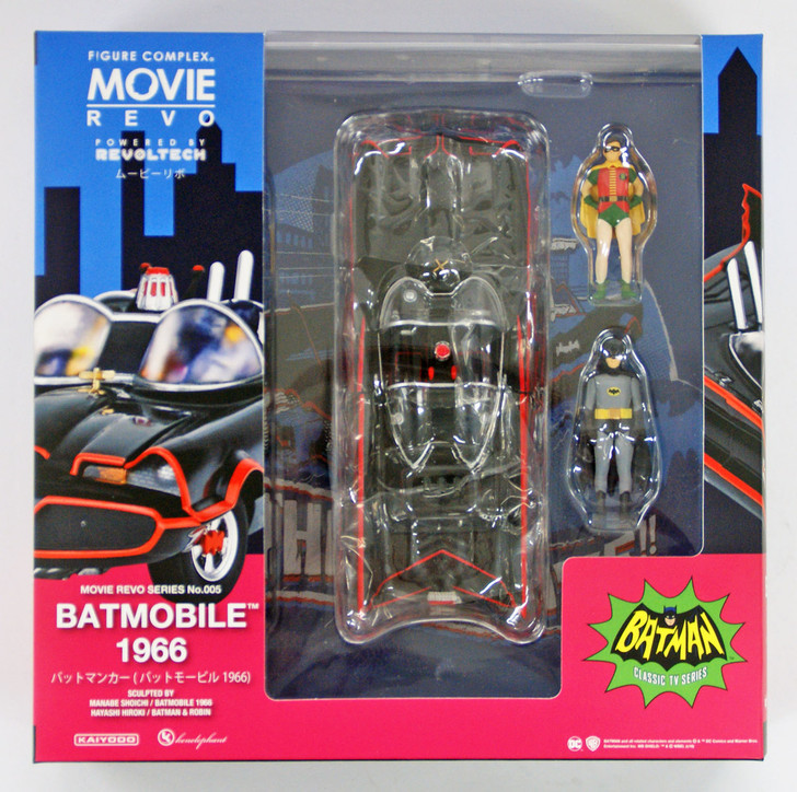 Kaiyodo Movie Revo (Revoltech) Series No.005 Batmobile 1966 Figure