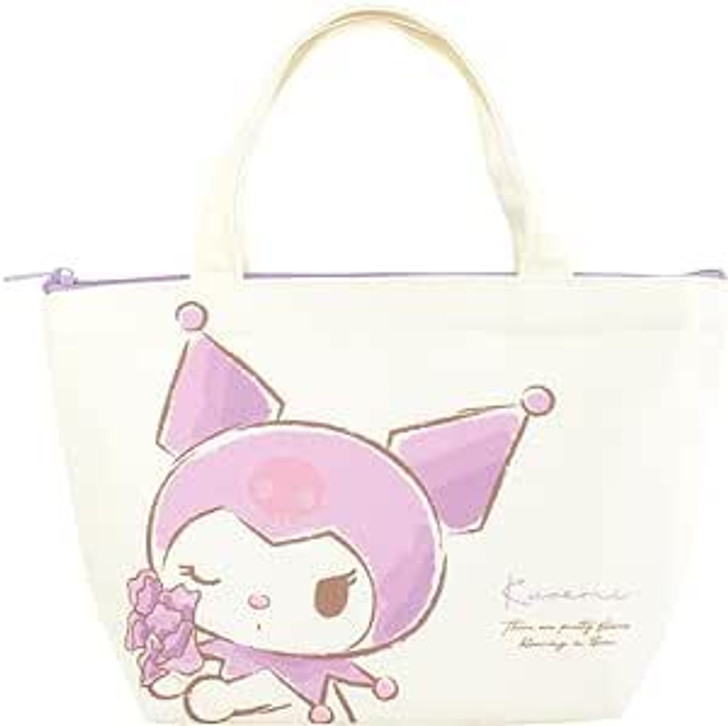T's Factory Sanrio Cold Insulated Canvas Lunch Bag - Kuromi