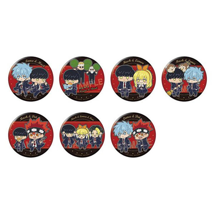 Megahouse Button Badge Collection MASHLE Buddy Colle 7pcs Box