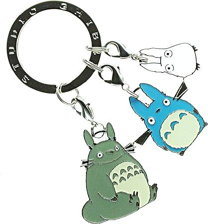 【totoroo】3点おまとめ商品 Studio Ghibli Keychain My Neighbor Totoro - Triple Totoro