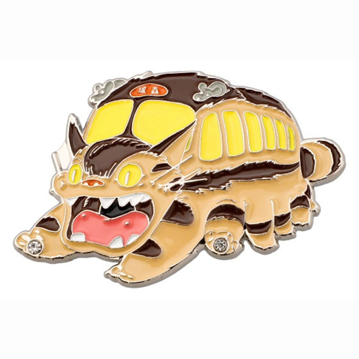 Studio Ghibli My Neighbor Totoro Metal Brooch - Cat Bus