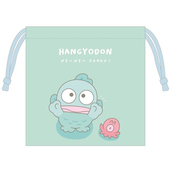 T's Factory Sanrio Drawstring Bag Hangyodon (Hey, Hey Cuddle!)