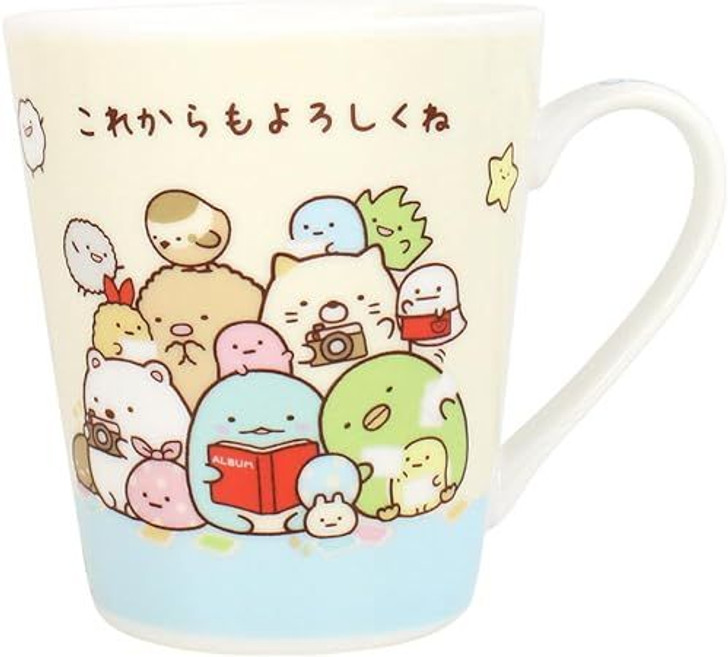 T's Factory Sumikko Gurashi Mug 'Keep Up the Good Work'