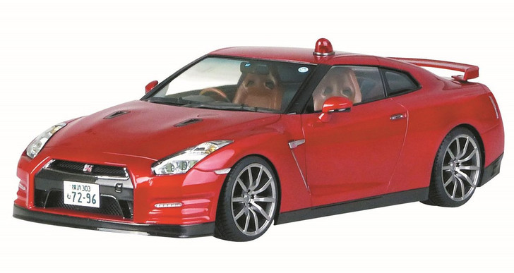 Aoshima 52167 Nissan R35 GT-R (Abunai Deka) DVD & Blu-ray Launch Package 1/24 (4905083052167)