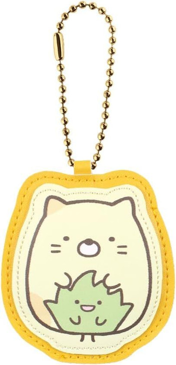 T's Factory Sumikko Gurashi Name Tag Keychain Neko