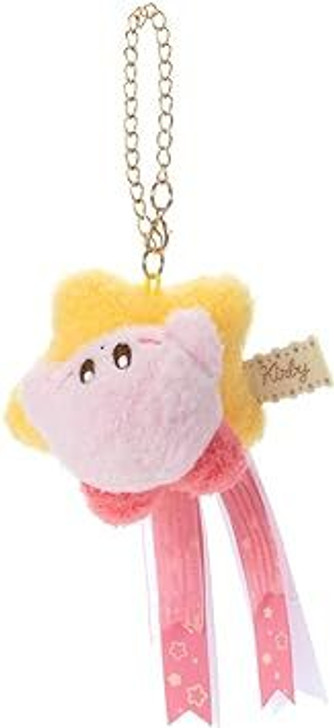 Takara Tomy Kirby Plush Strap Warping Kirby Pink Tail