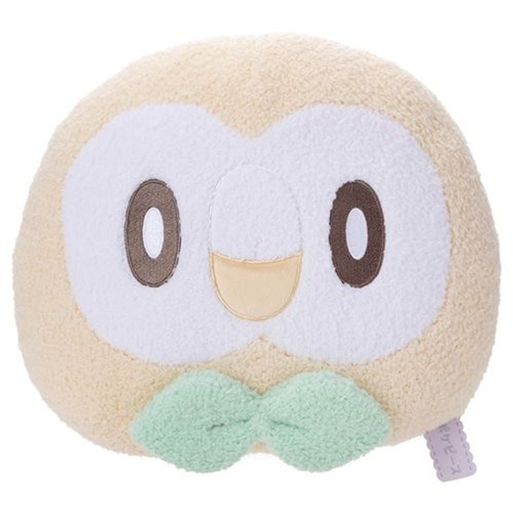 Pokemon Center Original PokePeace Plush Face Cushion Rowlet