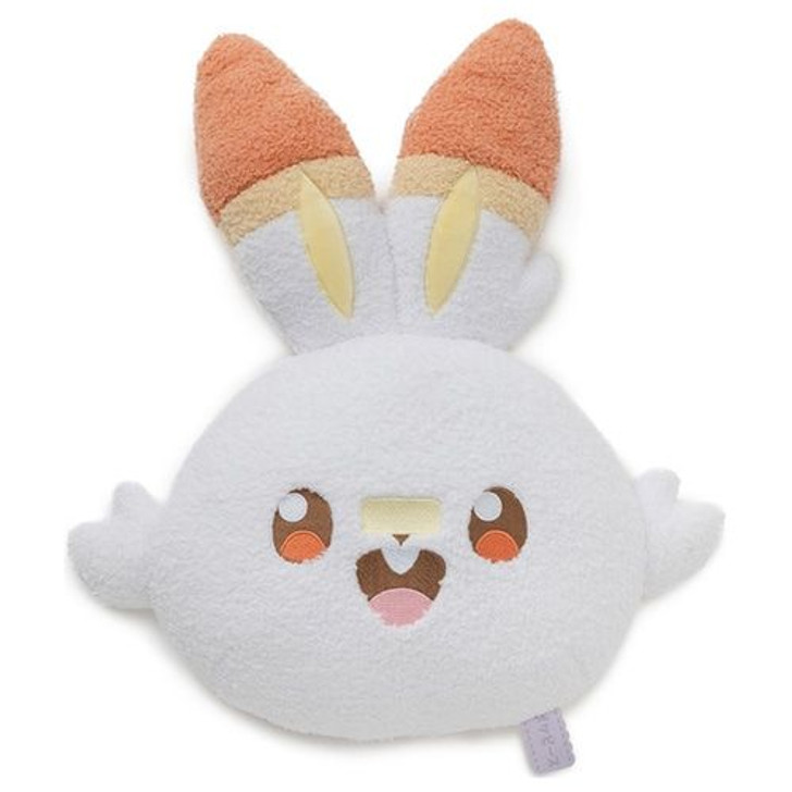 Pokemon Center Original PokePeace Plush Face Cushion Scorbunny