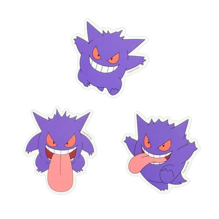 Pokemon Center Original Phone Case Stickers Gengar (3 Stickers)