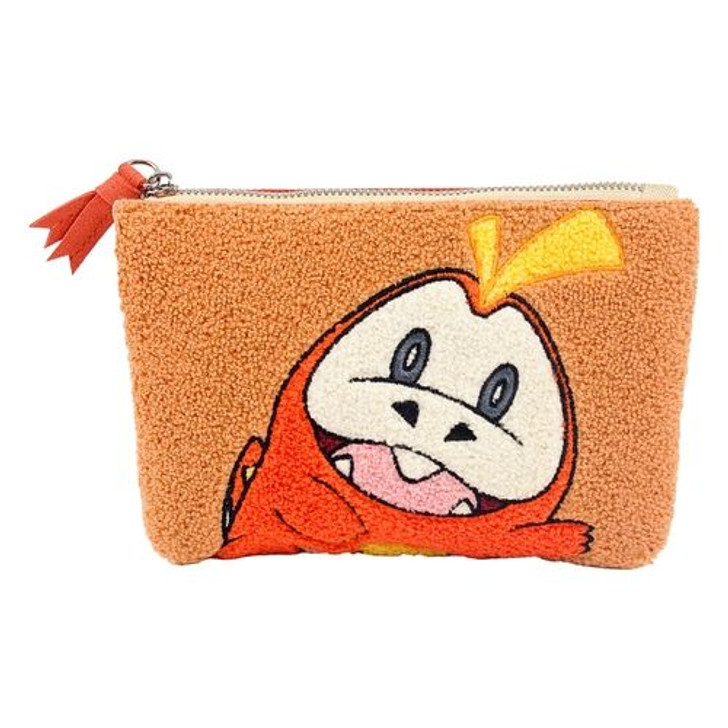 Pokemon Center Original 3 Pocket Fuzzy Pouch Fuecoco