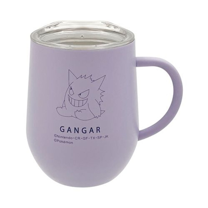 Pokemon Center Original Stainless Steel Mug with Lid Gengar