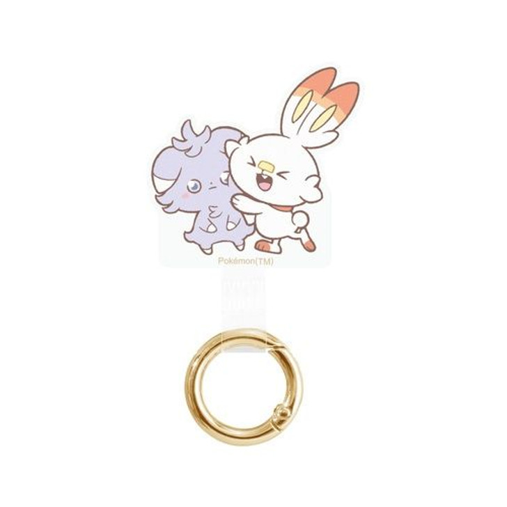 Pokemon Center Original PokePeace Smart Phone Carabiner Scorbunny & Espurr