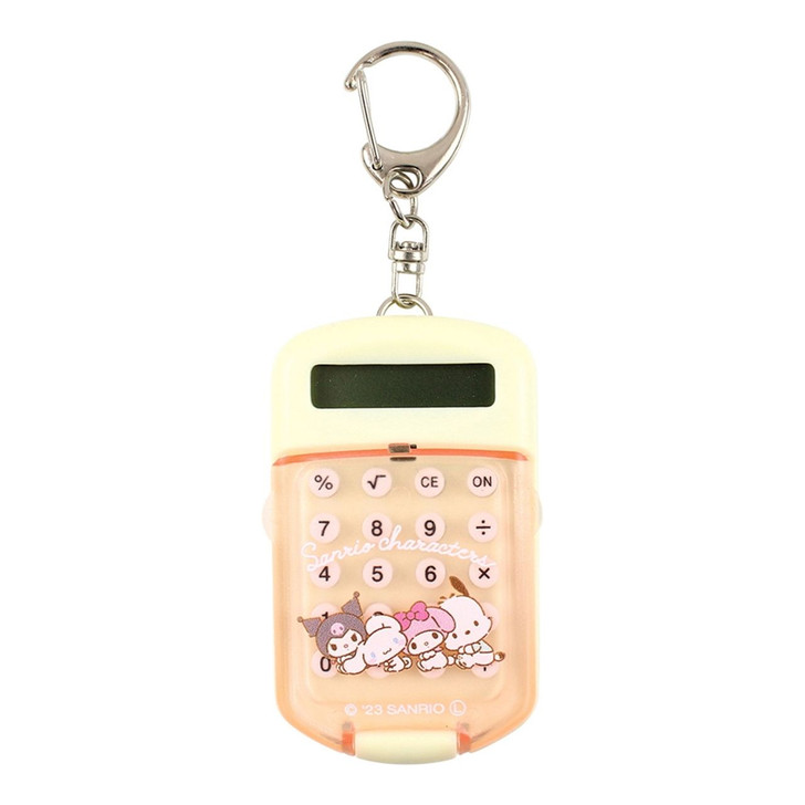 T's Factory Sanrio Mini Calculator Keychain Playing Together