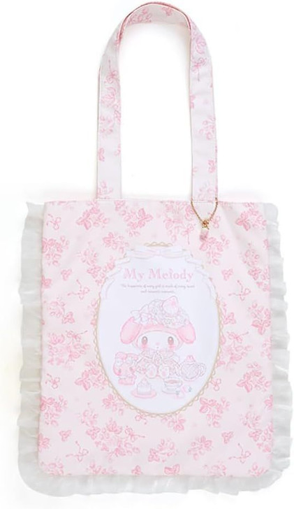 Sanrio Tote Bag My Melody (White Strawberry Tea Time)