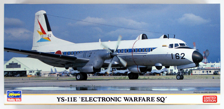 Hasegawa 10819 YS-11E Electronic Warfare Support Unit 1/144 Scale Kit (4967834108196)