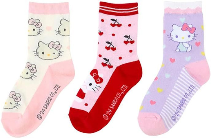 Sanrio Socks 3 Pairs Set (16-18cm)