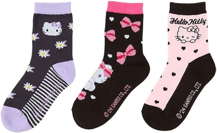 Sanrio Socks 3-Pair Set Hello Kitty (19-21cm )