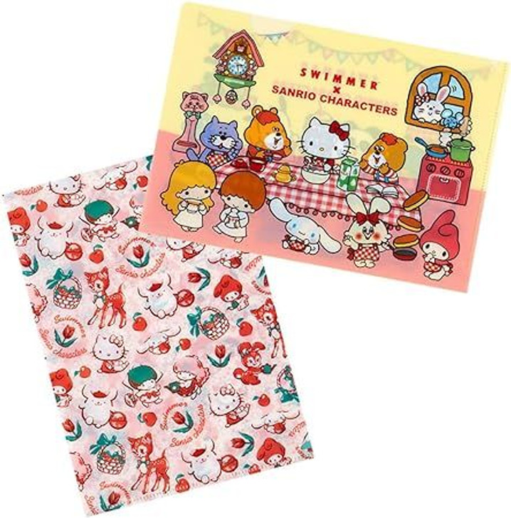 Sanrio Clear File (SWIMMER x SANRIO CHARACTERS)