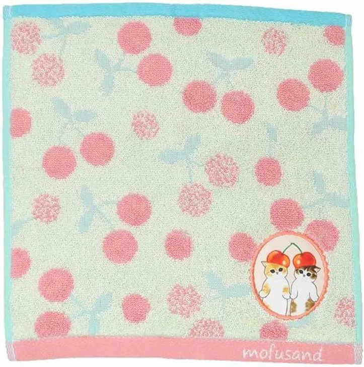 Marushin Mofusand Mini Towel Cherry Nyan Cats