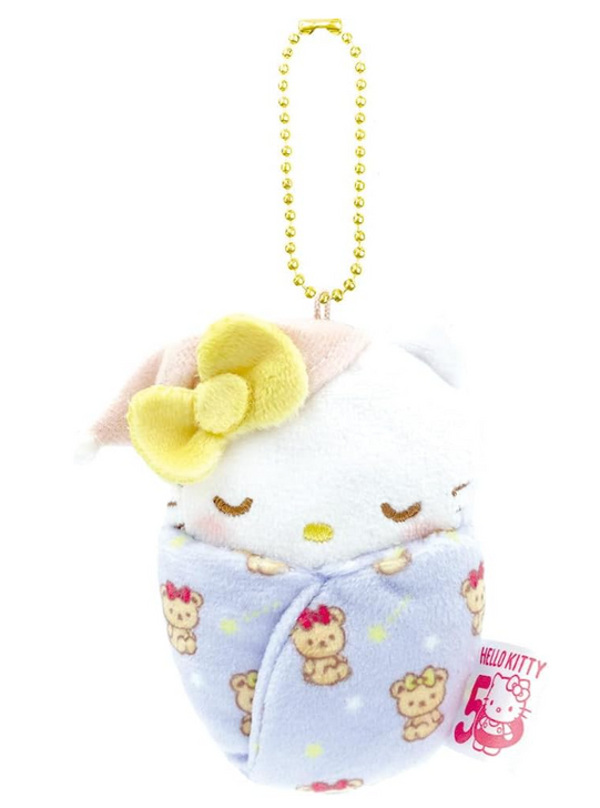 OST Sanrio Keychain Hello Kitty Swaddled Mimmy (KT50th)