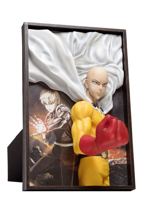 Wave DF031 2.5 Dimensional Picture One-Punch Man (Saitama) (4943209570317)