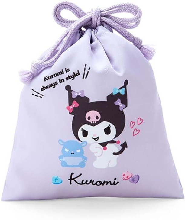 Sanrio Snacks in a Drawstring Bag Kuromi