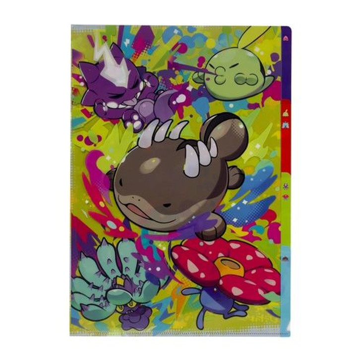 Pokemon Center Original Clear File with Pockets (A4 Size) Clodsire (Moudokukiken)