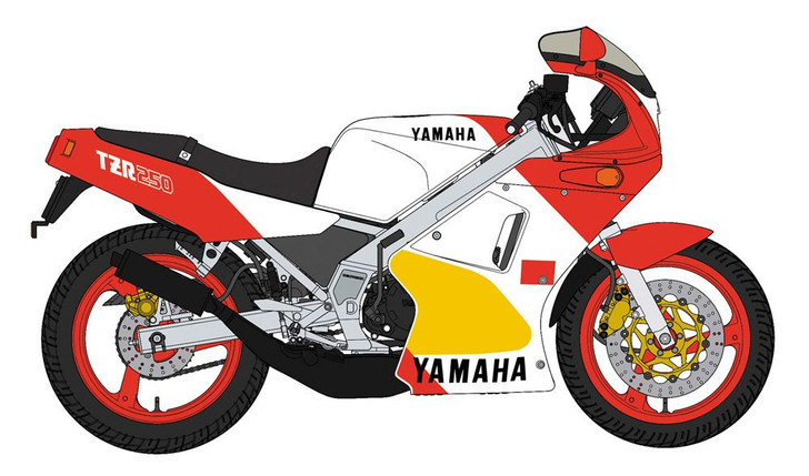 Hasegawa 1/12 Yamaha TZR250 (2AW) 'Special Edition Plastic Model