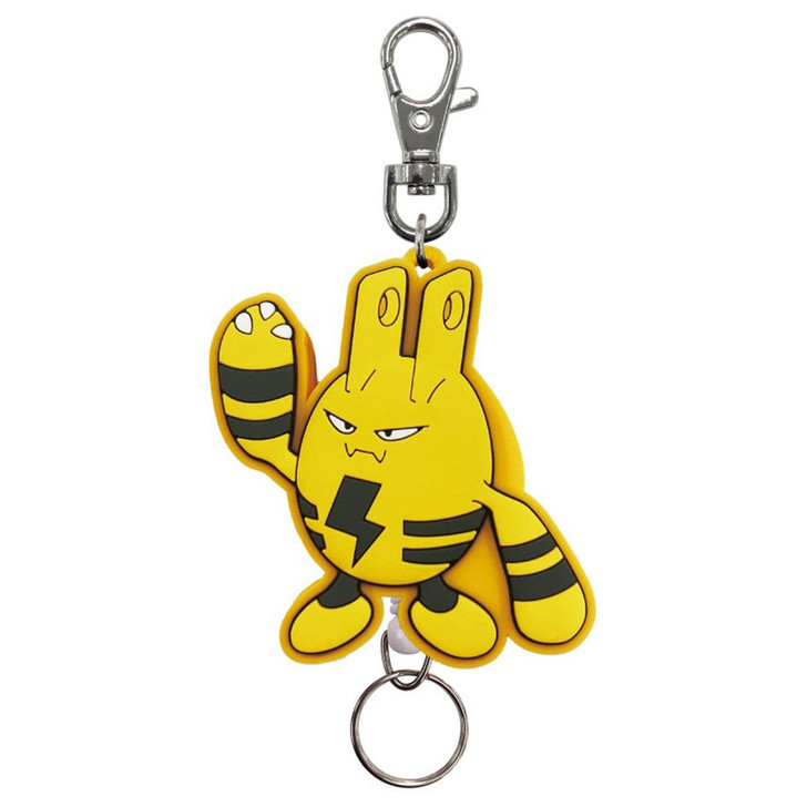 SK JAPAN Pokemon Center Rubber Reel Keychain Elekid