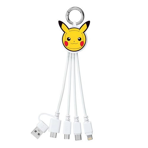Pokemon Center Original Multiple Charging Cable  Pikachu