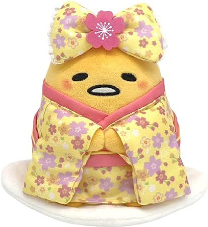 Nakajima Sanrio Plush Sakura Kimono Gudetama