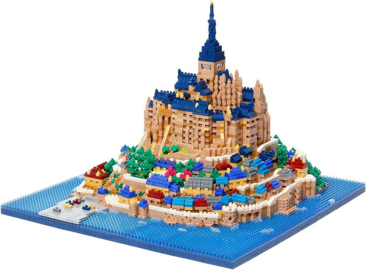 Kawada Nanoblock Mont Saint Michel Deluxe Edition Max 