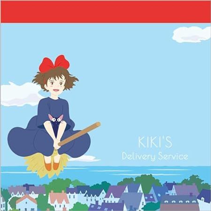 Movic Studio Ghibli Kiki's Delivery Service Note Pads - Kiki Flying