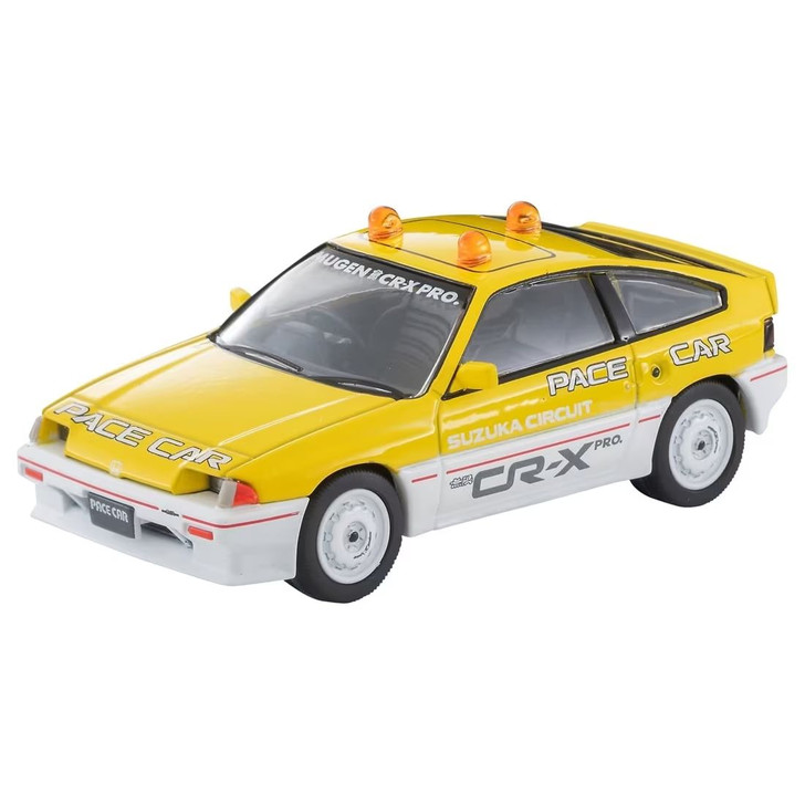 Tomytec Tomica Limited Vintage Neo Honda Ballade Sports MUGEN CR-X PRO Suzuka Circuit Safety Car (Gold/White)