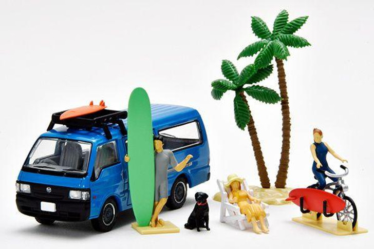  Tomytec 1/64 Diorama Collection 64 Car Snap 19b Surfing 2 