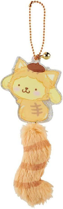  Sanrio Acrylic Charm with Tail Pom Pom Purin  (Love Neko Neko) 