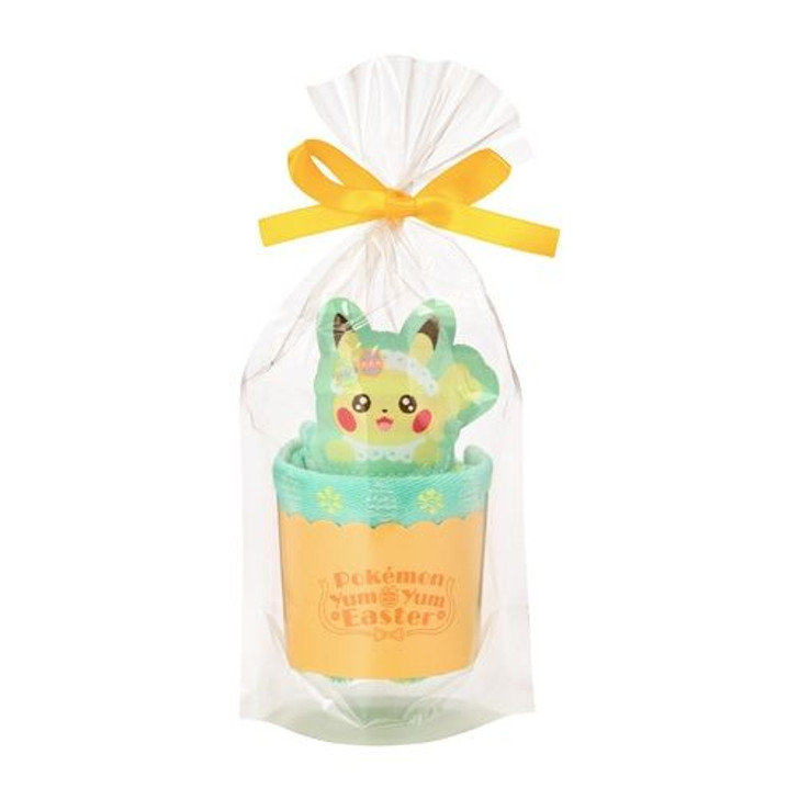 Pokemon Center Original Cupcake Style Hand Towel Pikachu (Pokemon Yum Yum Easter)