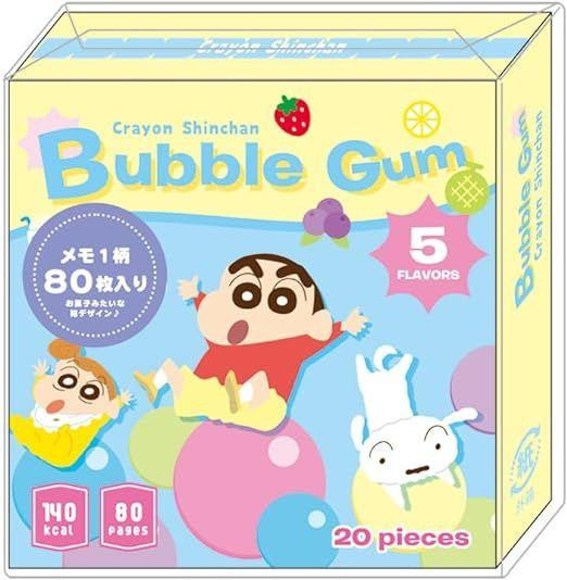  T's Factory Crayon Shin-chan Candy Box Memo Bubble Gum 