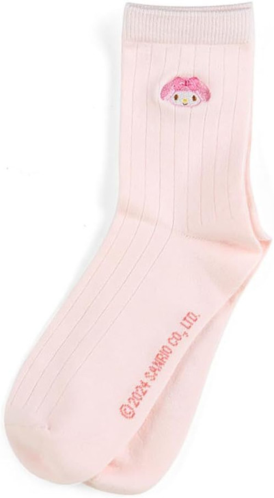 Sanrio Embroidered Socks My Melody (23-25cm)