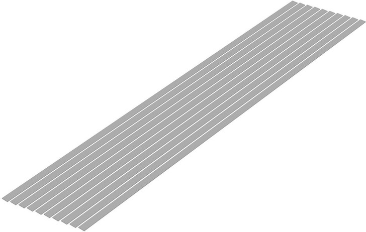 Wave Pla=Materials [Gray] Thin Board 0.5 x 4.0 mm 10pcs