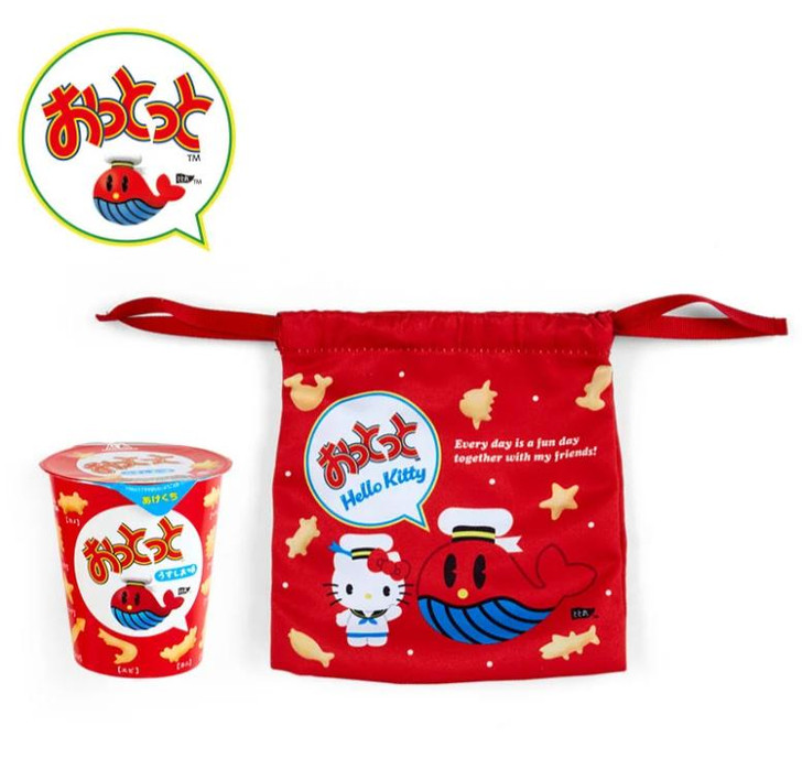  Sanrio Drawstring Bag Hello Kitty (Ototo Snack Collaboration) 