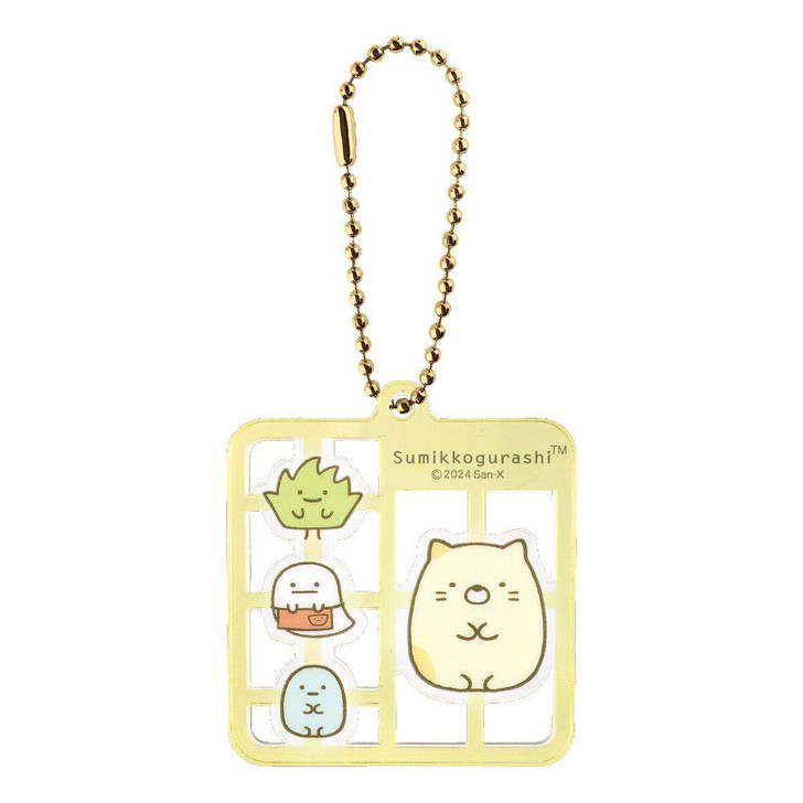  T's Factory Sumikko Gurashi Plastic Model Style Keychain Cat 