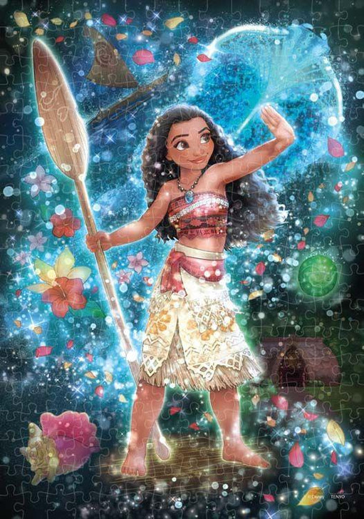 Tenyo DSG266-977 Jigsaw Puzzle Disney Moana Brilliant Sense of Adventure (266 Pieces) 