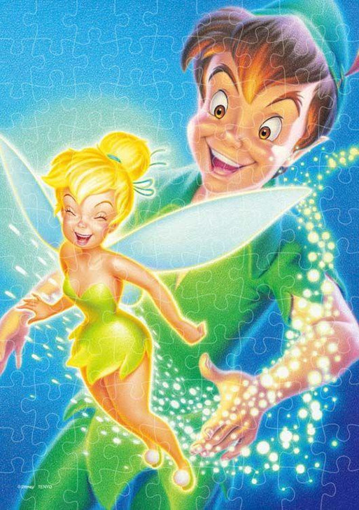  Tenyo D108-046 Jigsaw Puzzle Disney Peter Pan and Tinker Bell (108 Pieces) 