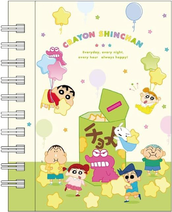 T's Factory Crayon Shin-chan Mini Ring Memo with Magnet Chocobi