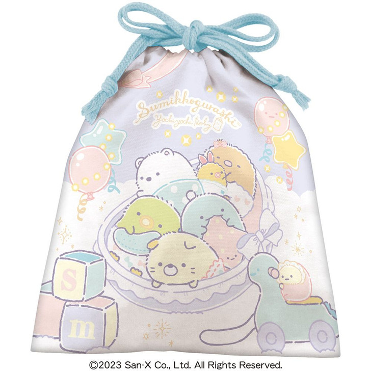 Sumikko Gurashi Draw String Bag (Sumikko Baby)