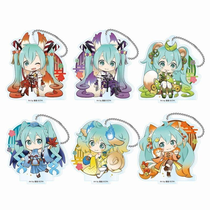 Hatsune Miku Hyakki Yako Acrylic Keychain