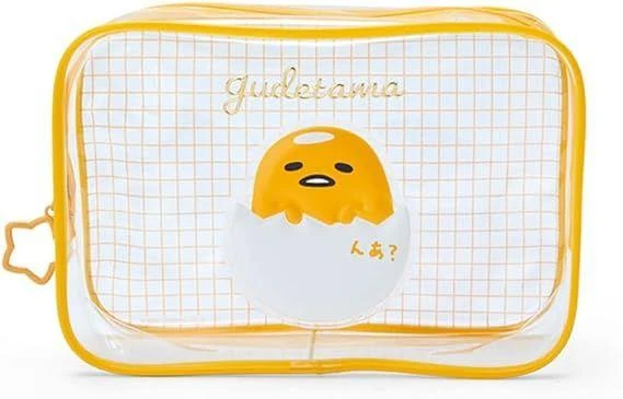  Sanrio Clear Vinyl Pouch Gudetama 