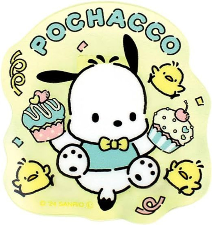 Sanrio Acrylic Clip Pochacco Chubby Party/Cupcake
